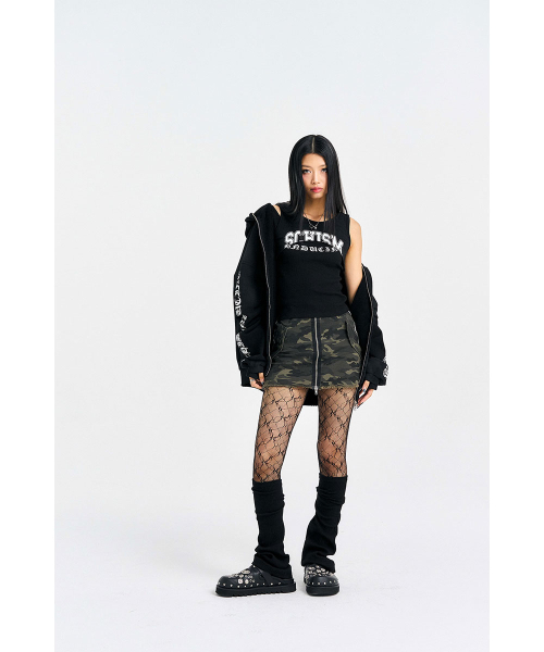 SCHISM INDUCING（スキズムインデューシング）の「HYBRID SKIRT, CAMO（スカート・レディース・その他・FREE）」の14枚目の写真