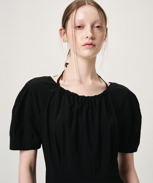 ETMON（エトモン）の「Neck String Pocket Dress, Black（ワンピース・レディース・その他・MEDIUM/SMALL）」の5枚目の写真