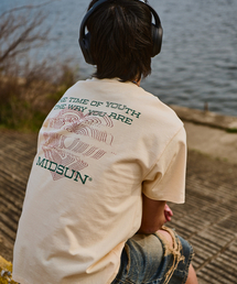 MIDSUN（ミッドサン）の「Fragment Heart Tee-Cream（Tシャツ/カットソー）」