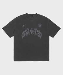 SPメタルピグメント半袖Tシャツチャコール