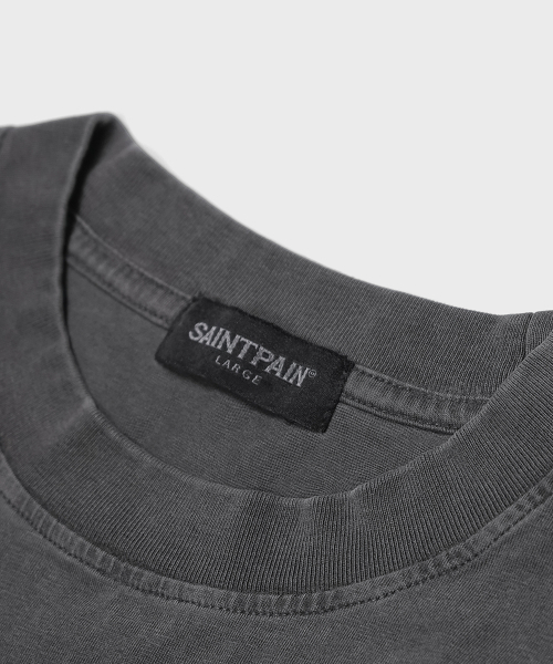 SAINTPAIN（セイントペイン）の「SPメタルピグメント半袖Tシャツチャコール（Tシャツ/カットソー・レディース・その他・MEDIUM/LARGE/X-LARGE）」の3枚目の写真