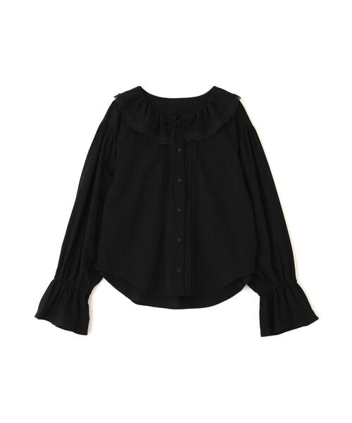 FREE'S MART(フリーズマート)の「◆フリルカラーブラウス(シャツ/ブラウス・レディース・ホワイト/ブラック/ホワイト系その他・FREE)」の4枚目の写真