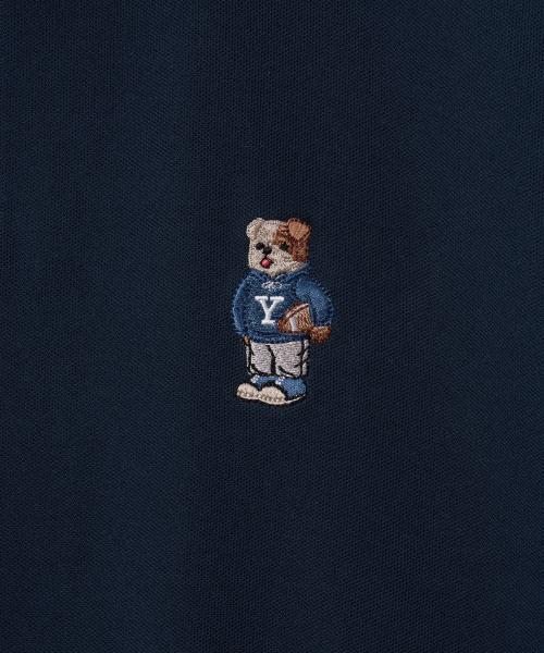 YALE(イェール)の「オーバーサイズ刺繍ダンクイックドライピケポロシャツネイビー(ポロシャツ・レディース・その他・MEDIUM/SMALL/X-SMALL)」の4枚目の写真