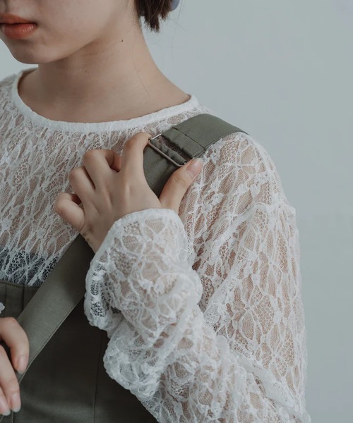 merrylatte（メリーラテ）の「twill parachute overalls（サロペット/オーバーオール・レディース・ブラック・FREE）」の6枚目の写真