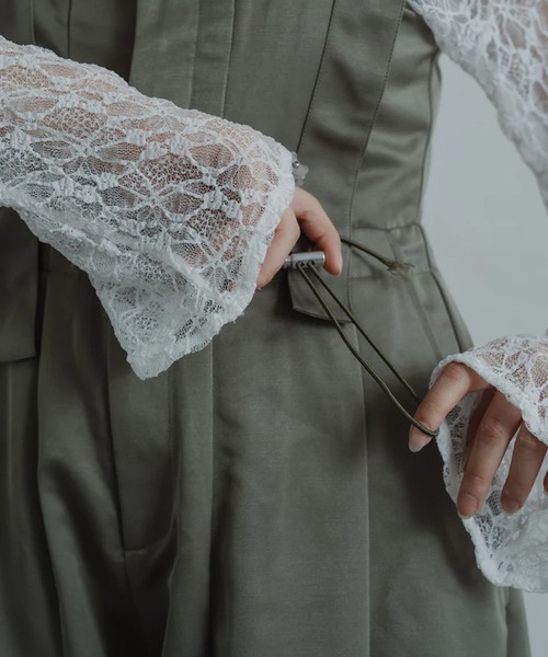 merrylatte（メリーラテ）の「twill parachute overalls（サロペット/オーバーオール・レディース・ブラック・FREE）」の5枚目の写真