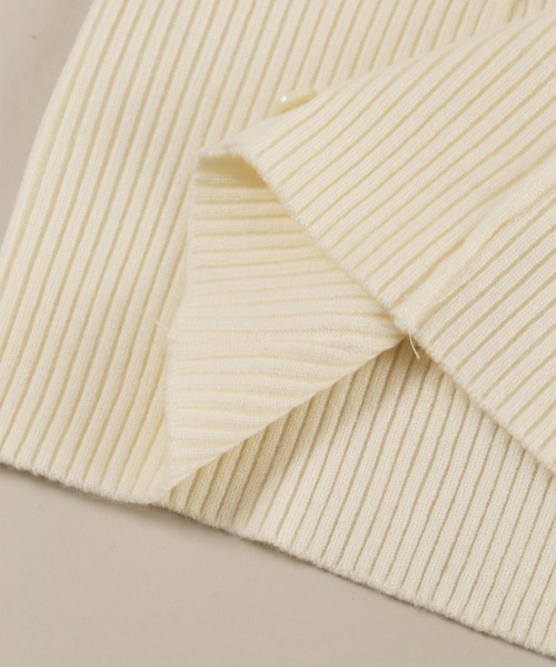 PHILLY（フィリー）の「クロスデザインピチニット（ニット/セーター・レディース・アイボリー/ブラック・FREE）」の14枚目の写真