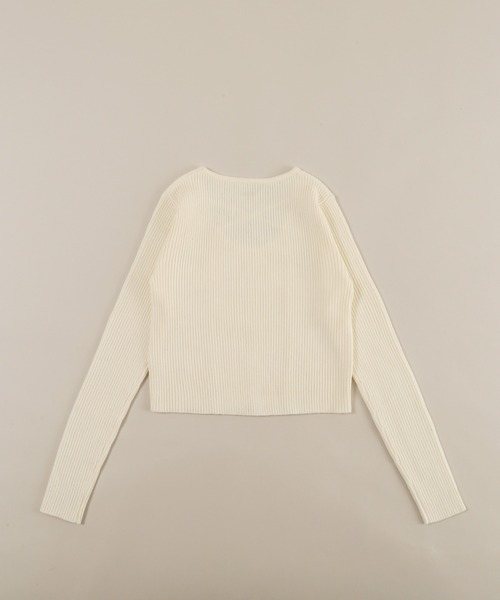 PHILLY（フィリー）の「クロスデザインピチニット（ニット/セーター・レディース・アイボリー/ブラック・FREE）」の15枚目の写真