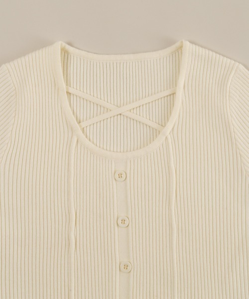 PHILLY（フィリー）の「クロスデザインピチニット（ニット/セーター・レディース・アイボリー/ブラック・FREE）」の11枚目の写真