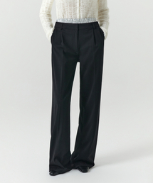 LEVAR（レバー）の「Double Layered Slacks - Black（スラックス）」