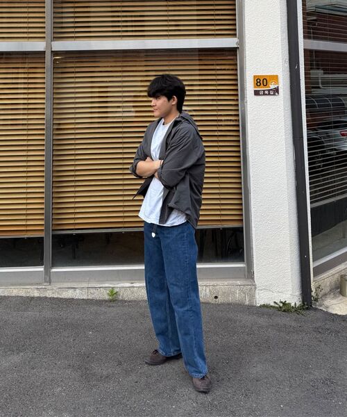 COSTUME O’CLOCK（コスチュームオクロック）の「[フード脱着] ナイロンフードロングスリーブシャツ 2 COLOR COOSSH196（シャツ/ブラウス・メンズ・ブラック/ダークグレー・SMALL/MEDIUM/LARGE）」の7枚目の写真