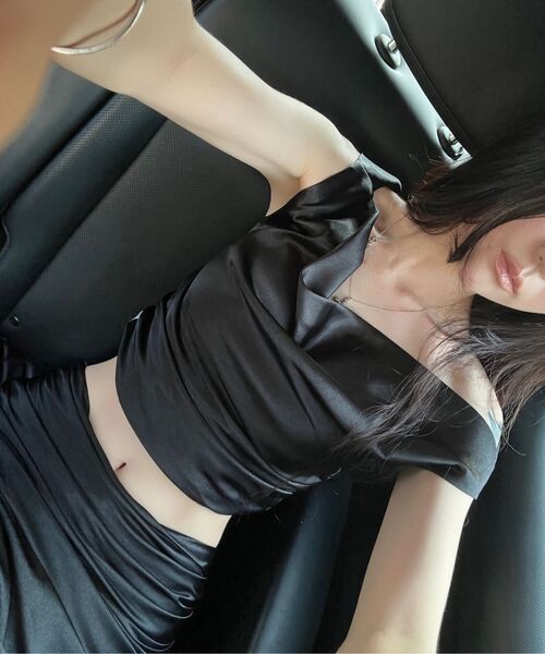 222(イトゥドゥル)の「SKIRT 006(スカート・レディース・ブラック・FREE)」の6枚目の写真