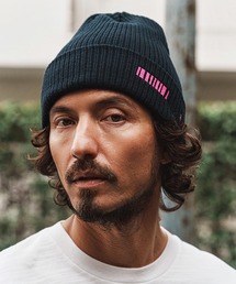 felkod（フィルコッド）の「mko13328-Barcode Embroidery Cotton Knit Watch ニット帽(F26S330)（ニットキャップ/ビーニー）」