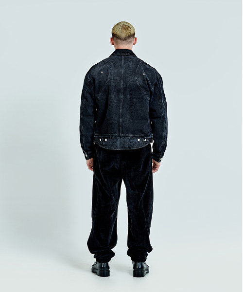 51%(フィフティーワンパーセント)の「Thong Denim Jacket - Black(デニムジャケット・メンズ・その他・SMALL/MEDIUM/LARGE)」の4枚目の写真