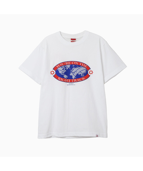 MENASOO(ミナス)の「Right Track T Shirt_White(Tシャツ/カットソー・レディース・ホワイト・1/2/3)」の1枚目の写真