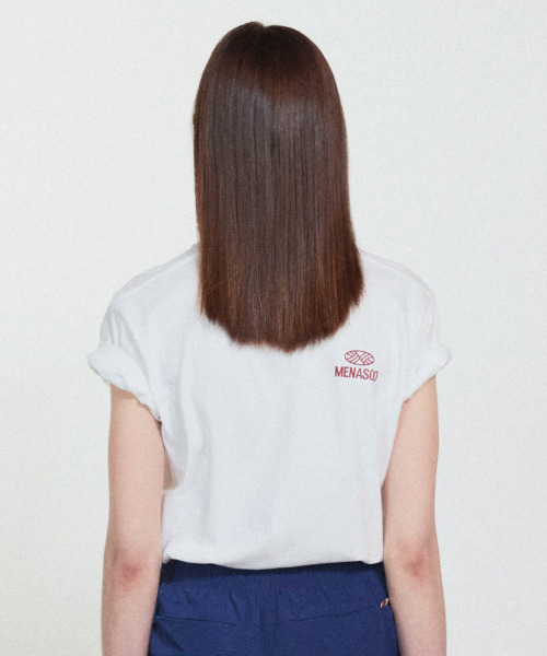 MENASOO(ミナス)の「Right Track T Shirt_White(Tシャツ/カットソー・レディース・ホワイト・1/2/3)」の4枚目の写真