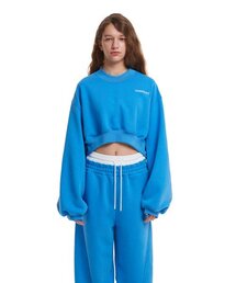 TRUNK PROJECT（トランクプロジェクト）の「Logo Cropped Sweatshirt_Blue（スウェット）」