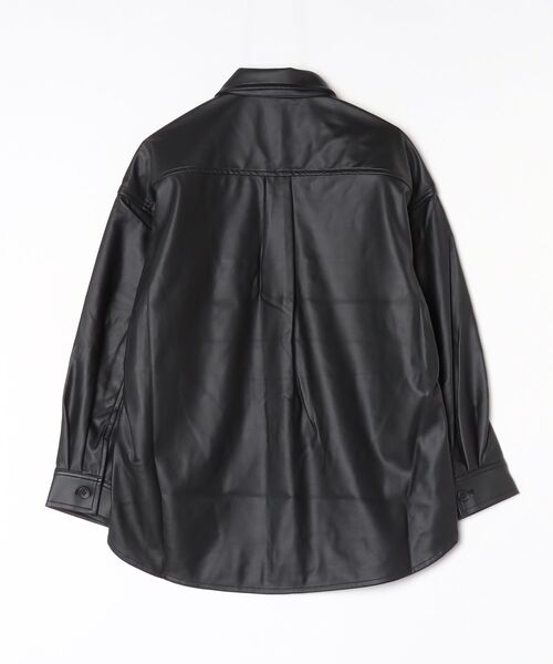 A blends(エイブレンズ)の「A blends フェイクレザーラムスキンCPO(その他アウター・メンズ・ブラック/グレー/ベージュ・LARGE/MEDIUM)」の7枚目の写真
