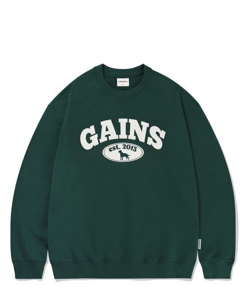 GAINSBORO(ゲインズボロ)の「ゴールデンロゴ スウェット_グリーン(スウェット・メンズ・その他・LARGE/MEDIUM/SMALL)」の2枚目の写真