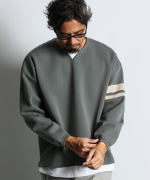 The DUFFER of ST.GEORGE（ザダファーオブセントジョージ）の「WASHABLE KEY NECK KNIT：自宅で洗える ウォッシャブル キーネックニット（ニット/セーター）」