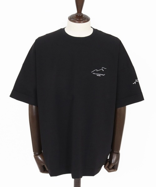 CALL&RESPONSE(コールアンドレスポンス)の「mt10125- 刺繍半袖PO-NOBIRU P Tシャツ(262-1324-20)(Tシャツ/カットソー・メンズ・ホワイト/ブラック・4/2)」の17枚目の写真