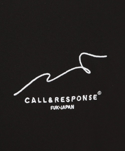 CALL&RESPONSE(コールアンドレスポンス)の「mt10125- 刺繍半袖PO-NOBIRU P Tシャツ(262-1324-20)(Tシャツ/カットソー・メンズ・ホワイト/ブラック・4/2)」の20枚目の写真