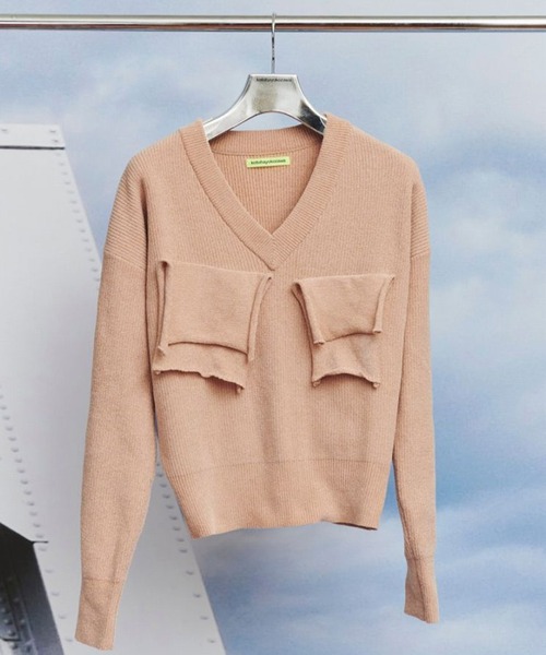 コトハヨコザワ TDブイネック ニット セール】【kotohayokozawa/コトハヨコザワ】TD V-NECK KNIT TOP/TD