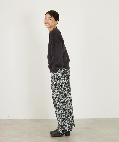 MELROSE claire（メルローズ クレール）の「【ツイルベロアプリントイージーパンツ】（その他パンツ・レディース・ライトベージュ/グレー・3/2）」の22枚目の写真