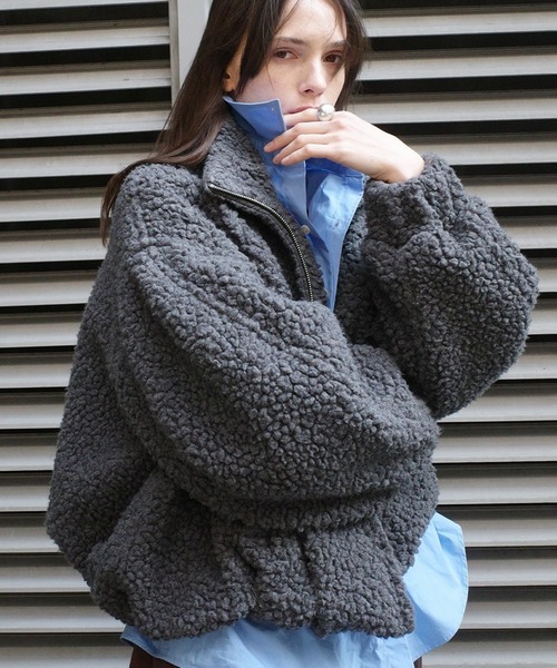 セール】BALLOON BOA BLOUSON（ブルゾン）｜CLANE（クラネ）の