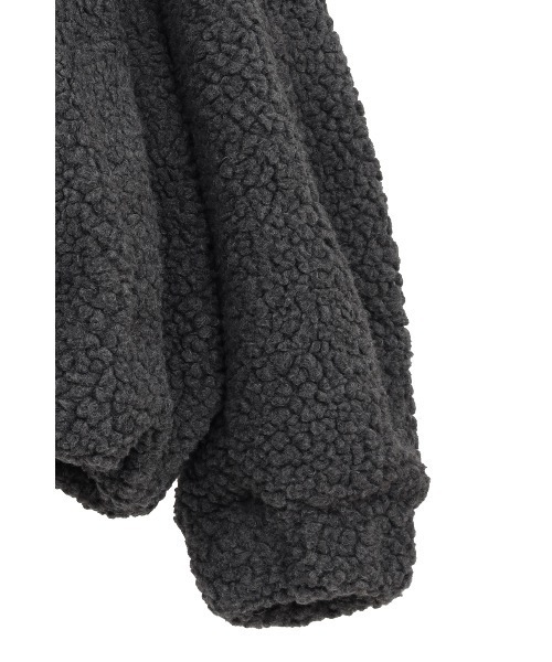 CLANE（クラネ）の「BALLOON BOA BLOUSON（ブルゾン・レディース・アイボリー/ブラウン/グレー・2/1）」の18枚目の写真