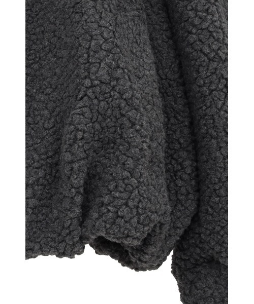 CLANE（クラネ）の「BALLOON BOA BLOUSON（ブルゾン・レディース・アイボリー/ブラウン/グレー・2/1）」の19枚目の写真