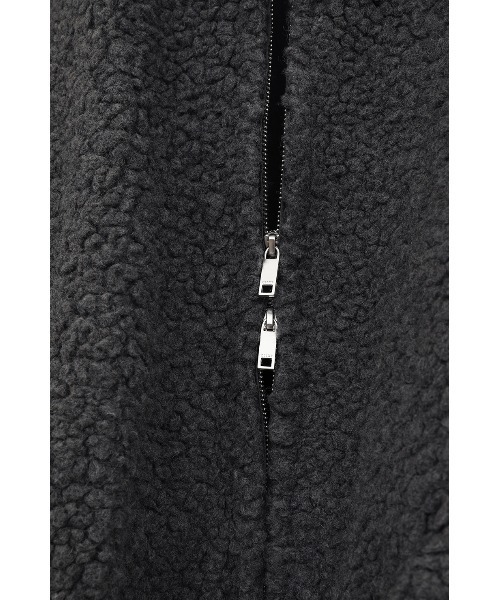 CLANE（クラネ）の「BALLOON BOA BLOUSON（ブルゾン・レディース・アイボリー/ブラウン/グレー・2/1）」の21枚目の写真