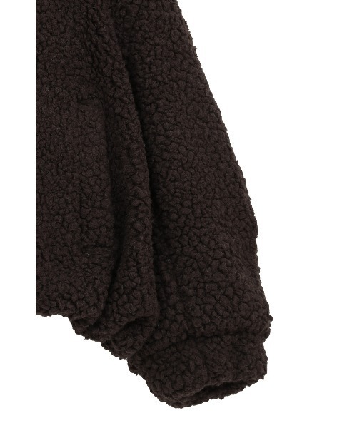 CLANE（クラネ）の「BALLOON BOA BLOUSON（ブルゾン・レディース・アイボリー/ブラウン/グレー・2/1）」の14枚目の写真