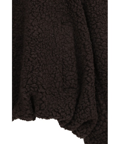 CLANE（クラネ）の「BALLOON BOA BLOUSON（ブルゾン・レディース・アイボリー/ブラウン/グレー・2/1）」の15枚目の写真