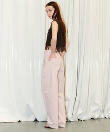 ROCCI ROCCI（ロッシロッシ）の「Rivet Long Wide Pants [PINK]（その他パンツ）」