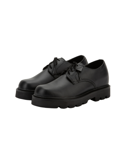 DIFFERSHOE（ディファーシュー）の「704 チャンキー ダービーシューズ 7CM マットブラック [マット]（ドレスシューズ・メンズ・ブラック・25cm/26cm/27cm/28cm）」の4枚目の写真