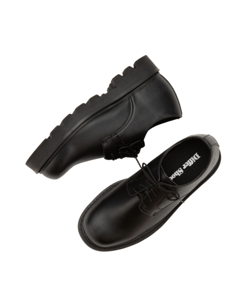 DIFFERSHOE（ディファーシュー）の「704 チャンキー ダービーシューズ 7CM マットブラック [マット]（ドレスシューズ・メンズ・ブラック・25cm/26cm/27cm/28cm）」の5枚目の写真