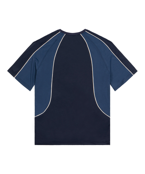 HYUNFIT（ヒョンフィット）の「SPORTY JERSEY T-SHIRT-[BLUE]（Tシャツ/カットソー・メンズ・その他・MEDIUM/LARGE/X-LARGE）」の3枚目の写真