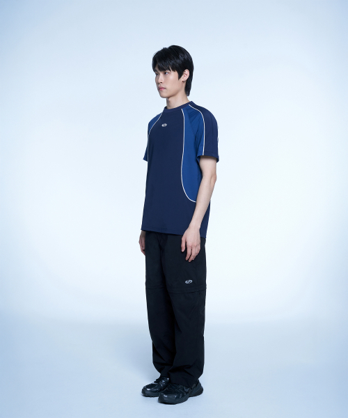 HYUNFIT（ヒョンフィット）の「SPORTY JERSEY T-SHIRT-[BLUE]（Tシャツ/カットソー・メンズ・その他・MEDIUM/LARGE/X-LARGE）」の5枚目の写真