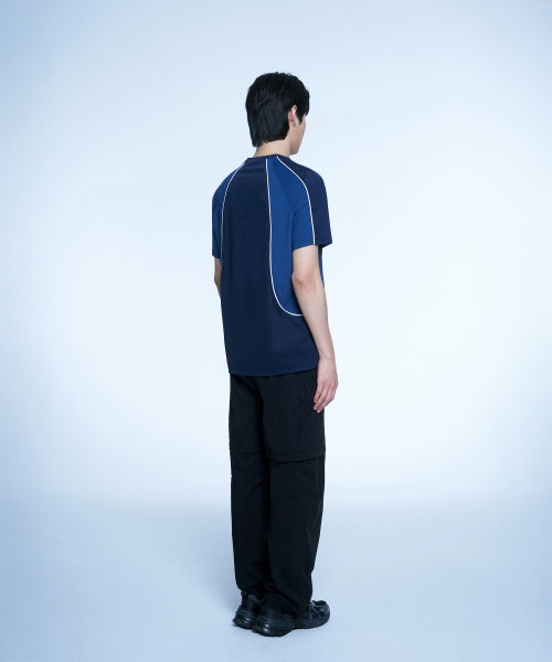 HYUNFIT（ヒョンフィット）の「SPORTY JERSEY T-SHIRT-[BLUE]（Tシャツ/カットソー・メンズ・その他・MEDIUM/LARGE/X-LARGE）」の6枚目の写真
