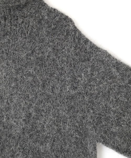 セール】ハーフジップアルパカニットプルオーバー（ニット/セーター