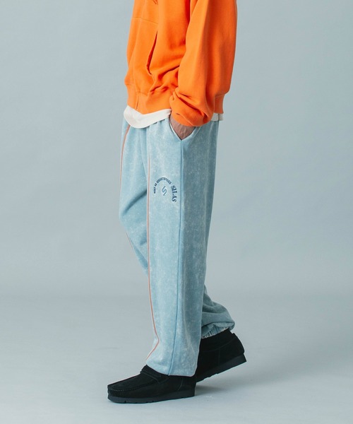 SILAS（サイラス）の「【UK COLLECTION】CIRCLE LOGO SWEATPANTS（スウェットパンツ・メンズ・ブラック/ライトブルー/オフホワイト・M/L/S）」の3枚目の写真