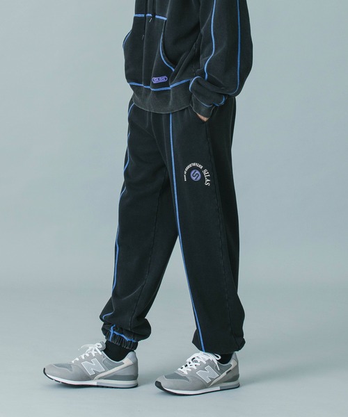 SILAS（サイラス）の「【UK COLLECTION】CIRCLE LOGO SWEATPANTS（スウェットパンツ・メンズ・ブラック/ライトブルー/オフホワイト・M/L/S）」の8枚目の写真