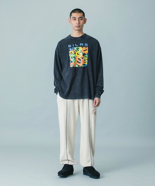 SILAS（サイラス）の「【UK COLLECTION】CIRCLE LOGO SWEATPANTS（スウェットパンツ・メンズ・ブラック/ライトブルー/オフホワイト・M/L/S）」の18枚目の写真