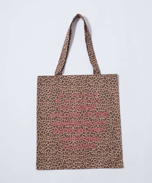 WHO'S WHO gallery（フーズフーギャラリー）の「【WEB限定】ASSORTED MESSAGE LOGO TOTE BAG（トートバッグ・レディース・ホワイト系その他/ブラウン/ブラック系その他/チャコールグレー/ブラック・FREE）」の10枚目の写真