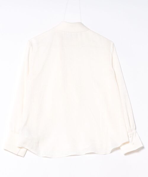 STRAWBERRY-FIELDS（ストロベリーフィールズ）の「ロイヤルヴィンテージサテン_サイドボウタイブラウス（シャツ/ブラウス・レディース・ピンク系その他/オフホワイト・2）」の11枚目の写真