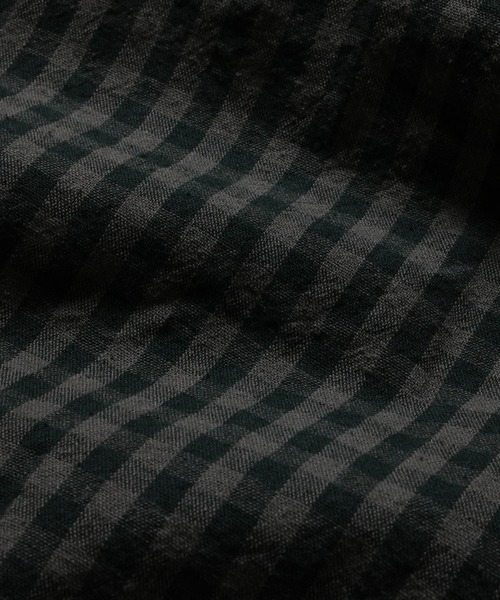 soulberry（ソウルベリー）の「ギンガムチェックのサロペット（サロペット/オーバーオール・レディース・チャコール・M/L/LL/3L/4L/5L）」の15枚目の写真