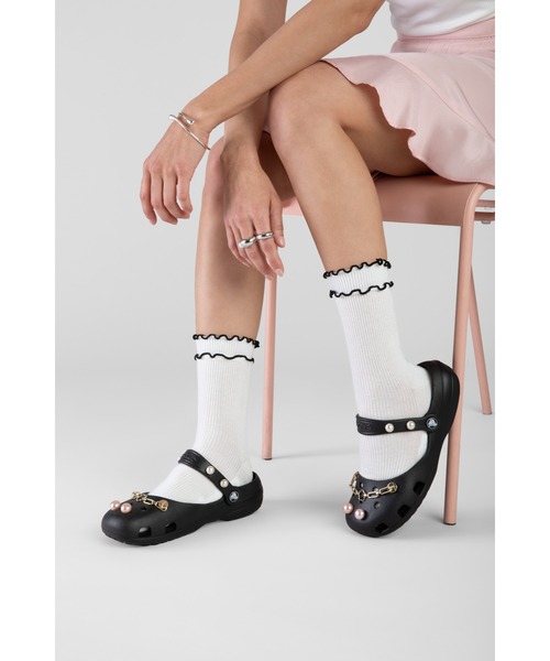 crocs(クロックス)の「クロックス クラシック バレエ パンプス / crocs Classic Ballet(パンプス・レディース・ブラック/アイボリー/ピンク・26cm/27cm/21cm/22cm/23cm/24cm/25cm)」の18枚目の写真