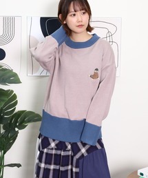 EMAGO あざらし刺繍プルオーバー
