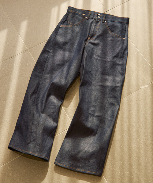 日本製】JAPAN DENIM 3D 5PKT PANTS/ジャパン 3Dデニムパンツ/立体裁断