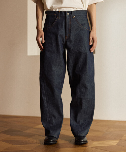日本製】JAPAN DENIM 3D 5PKT PANTS/ジャパン 3Dデニムパンツ/立体裁断 